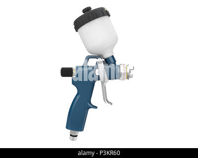 3d illustration de pistolet isolé sur blanc. Banque D'Images