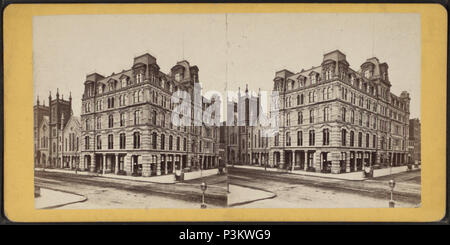389 Young Men's Christian Association Building - Cor. 23e Rue et 4e Avenue, à partir de Robert N. Dennis collection de vues stéréoscopiques Banque D'Images