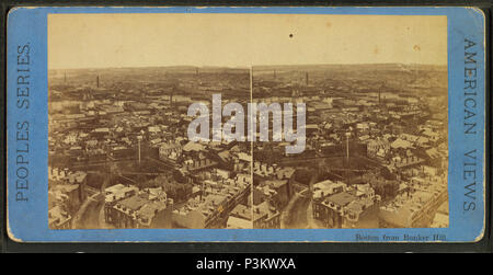 . Boston de Bunker Hill. Titre alternatif : vues d'Amérique, de la série. Couverture : 1862 ?-1885 ?. Mentions légales Source : 1862 ?-1885 ?. Point numérique publié le 7-18-2005 ; mise à jour 2-13-2009. 40 Boston de Bunker Hill, à partir de Robert N. Dennis collection de vues stéréoscopiques 3 Banque D'Images