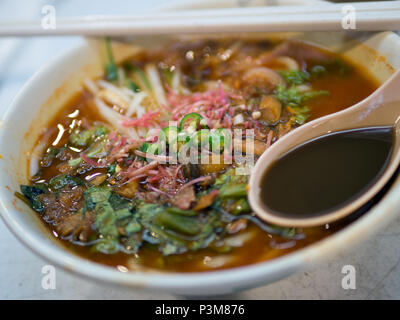 Asam nouilles laksa Penang Banque D'Images