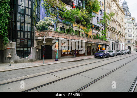 Hundertwasserhaus, Kegelgasse, Vienne, Autriche Banque D'Images