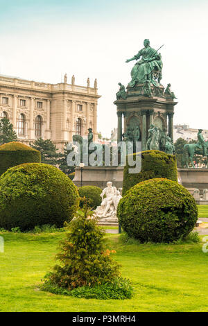 Maria-Theresien-Platz, Vienne, Autriche Banque D'Images