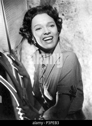 Titre du film d'origine : ÎLE AU SOLEIL. Titre en anglais : ÎLE AU SOLEIL. Film Réalisateur : ROBERT ROSSEN. Année : 1957. Stars : DOROTHY DANDRIDGE. Crédit : 20TH CENTURY FOX / Album Banque D'Images