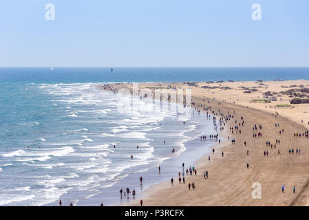 Plage Playa del Ingles à Gran Canaria - Espagne Banque D'Images