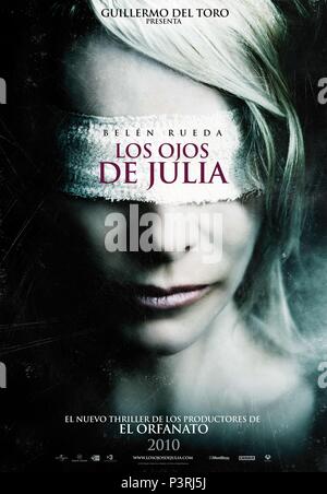 Titre original : LOS OJOS DE JULIA. Titre en anglais : LES YEUX DE JULIA. Directeur de film : GUILLEM MORALES. Année : 2010. Credit : RODAR Y RODAR CINE Y TELEVISION S.L. / Album Banque D'Images