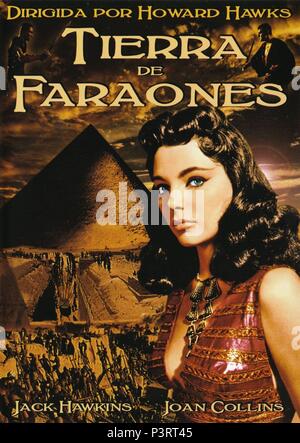 Titre original : PAYS DES PHARAONS. Titre en anglais : PAYS DES PHARAONS. Directeur du film : Howard Hawks. Année : 1955. Credit : Warner Brothers / Album Banque D'Images