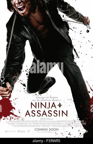 Titre original : NINJA ASSASSIN. Titre en anglais : NINJA ASSASSIN. Film Réalisateur : James MCTEIGUE. Année : 2009. Credit : Warner Bros Pictures / Album Banque D'Images