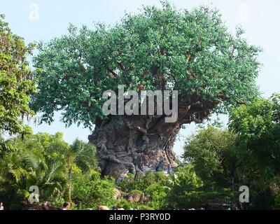 Arbre de vie, le Parc Disney's Animal Kingdom Banque D'Images