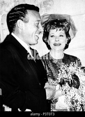 Lucille ball, Gary Morton, mariage, 1961 Banque D'Images