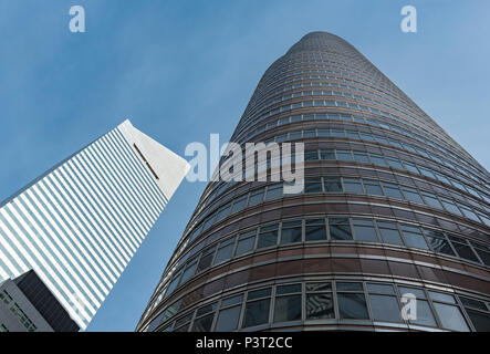 Citigroup Center au 601 Lexington Avenue et la 53e (bâtiment rouge à lèvres en troisième) à Manhattan, New York, USA Banque D'Images