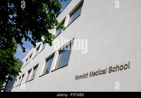 L'école de médecine de l'UEA, Norwich, Norfolk, Angleterre Banque D'Images