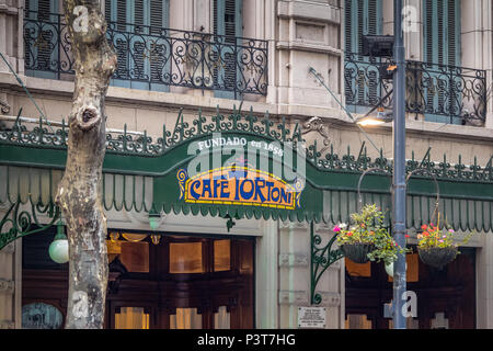 Cafe Tortoni - Buenos Aires, Argentine Banque D'Images