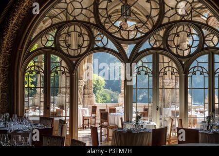 Bussaco Palace et ses jardins, aujourd'hui, près de Palace Hotel Bussaco Luso, Portugal Banque D'Images