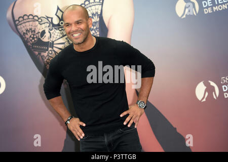 Montecarlo, moine. 18 Juin, 2018. Monte-Carlo, 58th International Television. photocall 'Duperie' présenté : Amaury Nolasco : Crédit Photo Agency indépendante/Alamy Live News Banque D'Images