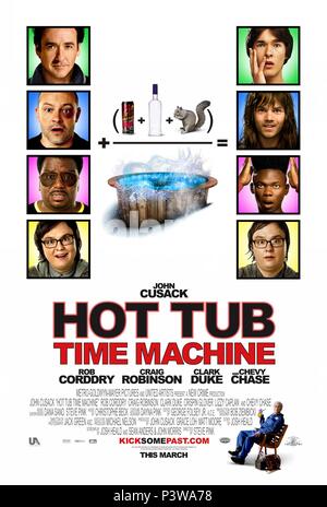 Titre original : HOT TUB TIME MACHINE. Titre en anglais : HOT TUB TIME MACHINE. Directeur de film : Steve Rose. Année : 2010. Credit : MGM/NOUVEAU CRIME PRODUCTIONS/United Artists / Album Banque D'Images