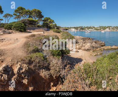 Bay et plage de la Garoupe Banque D'Images