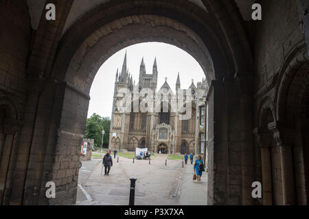 Cathédrale de Peterborough Peterborough, England UK Banque D'Images