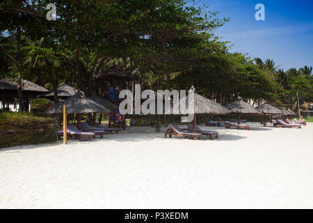 Strand vor dem Saigon Mui Ne Resort, Mui Ne, Vietnam, Asie Banque D'Images