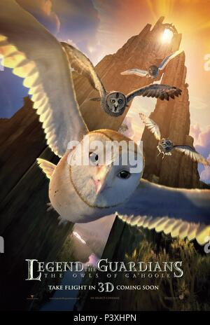 Titre original : LÉGENDE DES GARDIENS : les chouettes DE GA'HOOLE. Titre en anglais : LÉGENDE DES GARDIENS : les chouettes DE GA'HOOLE. Film Réalisateur : Zack Snyder. Année : 2010. Credit : WARNER BROS. Album de photos / Banque D'Images