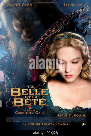 Titre original : BELLE ET LA BÊTE, LA. Titre en anglais : LA BELLE ET LA BÊTE. Directeur de film : Christophe Gans. Année : 2014. Credit : PATHE / Album Banque D'Images