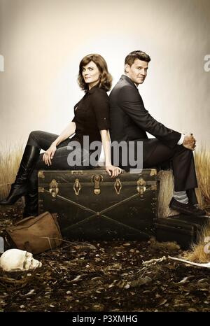 Titre original : OS-TV. Titre en anglais : OS-TV. Année : 2005. Stars : DAVID BOREANAZ, EMILY DESCHANEL. Credit : CHAMP LOINTAIN PRODUCTIONS/JOSEPHSON ENTERTAINMENT / Album Banque D'Images