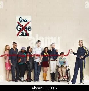 Titre original : ANN. Titre en anglais : ANN. Film Réalisateur : RYAN MURPHY. Année : 2009. Stars : Jane LYNCH ; LEA MICHELE, CORY MONTEITH, DIANNA AGRON, CHRIS COLFER, KEVIN MCHALE, JENNA USHKOWITZ AMBER RILEY ; ; MARK SALLING. Crédit : 20E SIÈCLE DE FOX TV / Album Banque D'Images