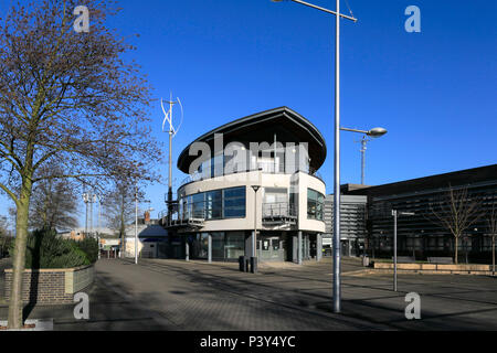 La Maison Bateau centre d'affaires, la ville de wisbech, Cambridgeshire, Angleterre, RU Banque D'Images