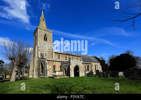 Église St Marys, Doddington village, Cambridgeshire, Angleterre, RU Banque D'Images