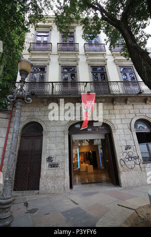 Vista do Centro Nacional de Folclore e Cultura Popular - Museu de Folclore Edson Carneiro, na Rua do Catete, 179 Bairro da Glória, zona sul da Cidade do Rio de Janeiro. Banque D'Images