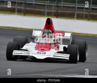 Michael Lyons, Lola T400, Derek Bell, Trophée HSCC, Silverstone International Trophy course historique réunion, juin 2018, les voitures, les voitures de course classique, Histo Banque D'Images