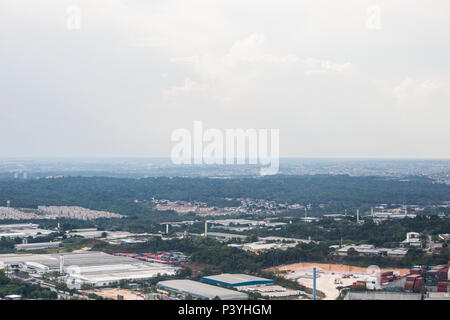 Vista aérea da Cidade de Manaus (PA). Banque D'Images