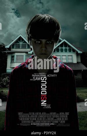 Titre original : insidieux. Titre en anglais : insidieux. Directeur de film : JAMES WAN. Année : 2010. Credit : ALIANCE FILMS / Album Banque D'Images