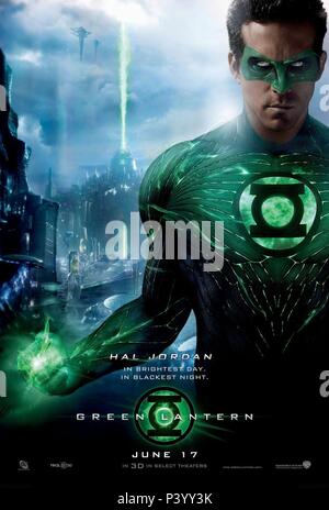 Titre original : Green Lantern. Titre en anglais : Green Lantern. Film Directeur : MARTIN CAMPBELL. Année : 2011. Credit : WARNER BROS. Album de photos / Banque D'Images