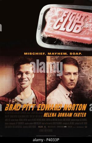 Film Original Titre : Fight Club. Titre en anglais : Fight Club. Directeur du film : David Fincher. Année : 1999. Crédit : 20TH CENTURY FOX / Album Banque D'Images