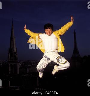 Film Original Titre : l'heure de pointe. Titre en anglais : l'heure de pointe. Film Réalisateur : Brett Ratner. Année : 1998. Stars : JACKIE CHAN. Credit : New Line Cinema / Album Banque D'Images