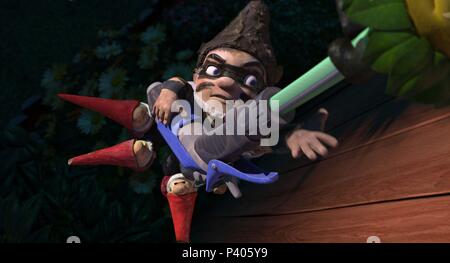 Titre original : GNOMEO AND JULIET. Titre en anglais : GNOMEO AND JULIET. Directeur de film : KELLY ASBURY. Année : 2011. Credit : Touchstone Pictures / Album Banque D'Images