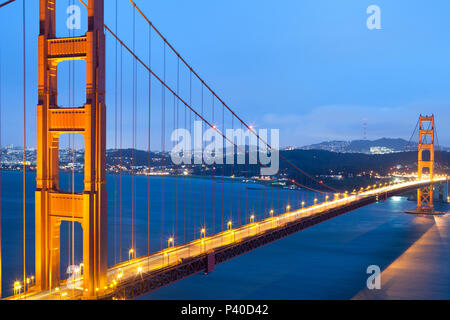 Le Golden Gate Bridge, San Francisco, California, USA Banque D'Images