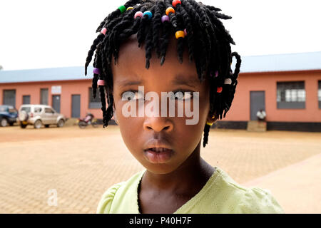 Le Rwanda, Nyamata, portrait Banque D'Images