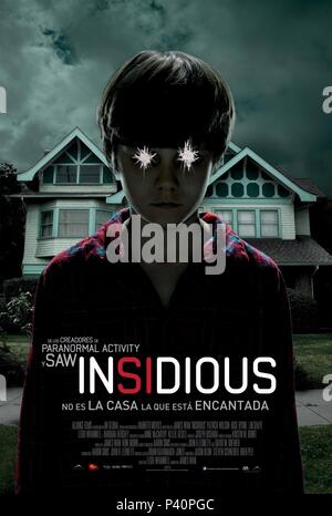 Titre original : insidieux. Titre en anglais : insidieux. Directeur de film : JAMES WAN. Année : 2010. Credit : ALIANCE FILMS / Album Banque D'Images