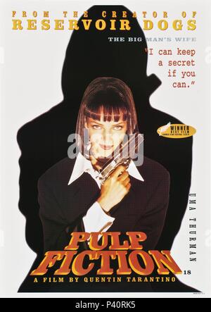 Titre original : Pulp Fiction. Titre en anglais : Pulp Fiction. Film Réalisateur : Quentin Tarantino. Année : 1994. Credit : MIRAMAX / Album Banque D'Images