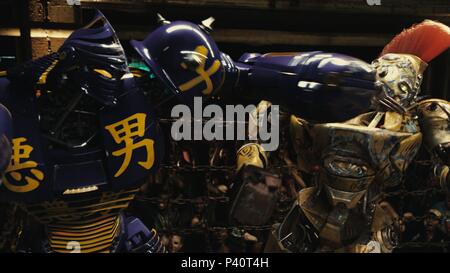 Film Original Title : REAL STEEL. Titre en anglais : REAL STEEL. Directeur de film : SHAWN LEVY. Année : 2011. Credit : Dreamworks SKG / Album Banque D'Images