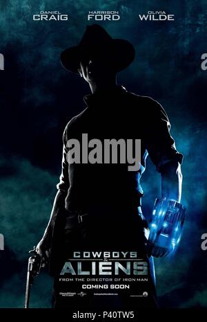 Titre original : COWBOYS & ALIENS. Titre en anglais : COWBOYS & ALIENS. Film Réalisateur : Jon Favreau. Année : 2011. Credit : UNIVERSAL PICTURES / Album Banque D'Images