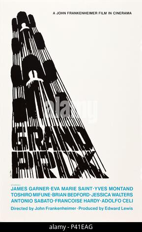 Film Original Titre : GRAND PRIX. Titre en anglais : GRAND PRIX. Film Réalisateur : John Frankenheimer. Année : 1966. Credit : M.G.M. / Album Banque D'Images