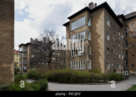 Berlin, Allemagne, Unsanierte développement domiciliaire de la Grellstrasse à Berlin-Prenzlauer Berg Banque D'Images