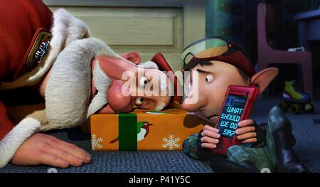 Film Original Titre : Arthur Noël. Titre en anglais : MISSION NOËL. Directeur de film : SARAH SMITH. Année : 2011. Credit : Sony Pictures Animation / Album Banque D'Images