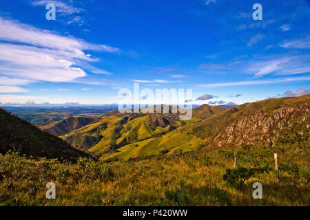 São Roque de Minas - MG Serra da Canastra Montanhas Serra Paisagem São Roque de Minas Minas Gerais Parque da Serra da Canastra Nordeste Brasil Banque D'Images