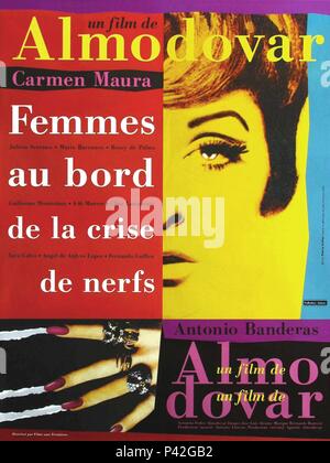 Titre original : MUJERES AL BORDE DE UN ATAQUE DE NERVIOS. Titre en anglais : LES FEMMES AU BORD DE LA dépression nerveuse. Directeur de film : Pedro Almodovar. Année : 1988. Credit : EL DESEO S.A. / Album Banque D'Images