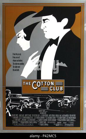 Titre original : THE COTTON CLUB. Titre en anglais : LE COTTON CLUB. Film Réalisateur : Francis Ford Coppola. Année : 1984. Credit : ZOOTROPE/ORION / Album Banque D'Images