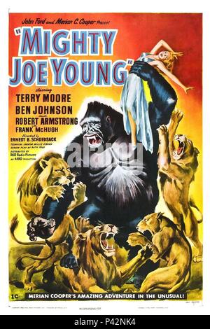 Titre original : MIGHTY JOE YOUNG. Titre en anglais : MIGHTY JOE YOUNG. Film Réalisateur : ERNEST B. SCHOEDSACK. Année : 1949. Credit : RKO / Album Banque D'Images