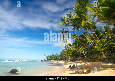 Dalawella beach, Unawatuna, Sri Lanka Banque D'Images